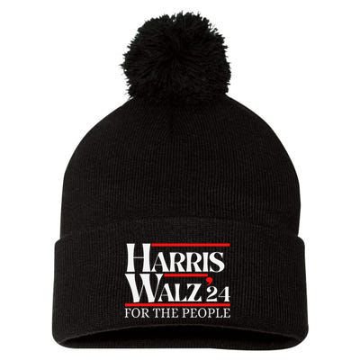 Moving America Forward With Pride And Determination Harris Pom Pom 12in Knit Beanie