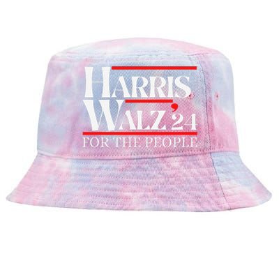 Moving America Forward With Pride And Determination Harris Tie-Dyed Bucket Hat