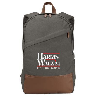 Moving America Forward With Pride And Determination Harris Cotton Canvas Backpack