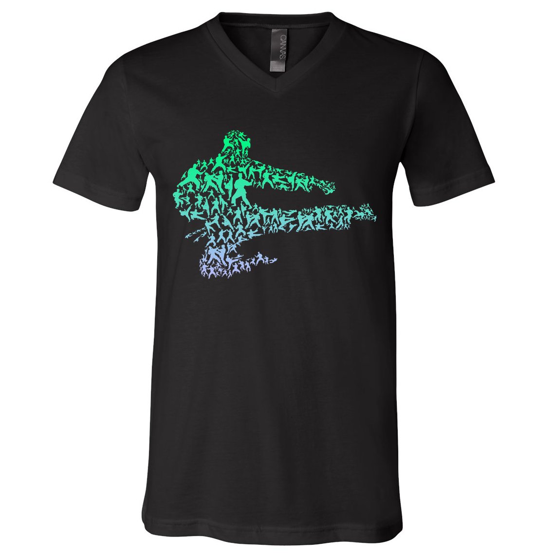 Martial Arts For Karate Fighter Karate V-Neck T-Shirt