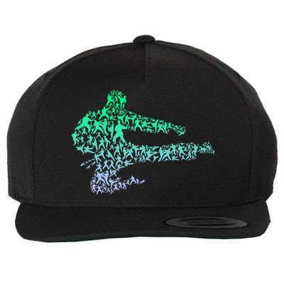 Martial Arts For Karate Fighter Karate Wool Snapback Cap