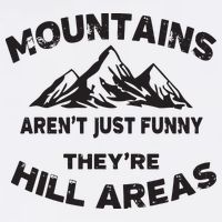 Mountains Arent Funny Theyre Hill Areas Dad Joke Word Pun Mesh Reversible Basketball Jersey Tank