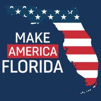 Make America Florida Zip Tote Bag