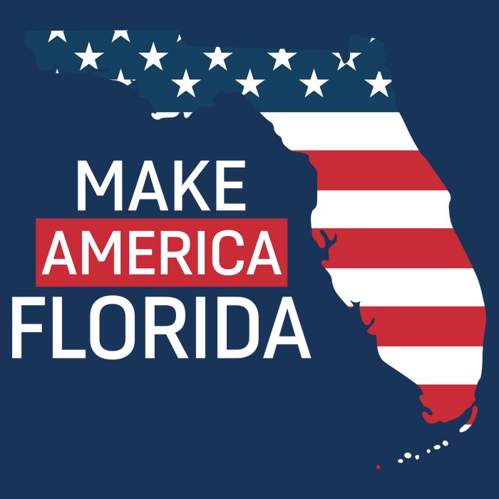 Make America Florida Zip Tote Bag