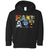 MAKE ART Funny Artist Artistic Humor Famous Paintings Toddler Hoodie