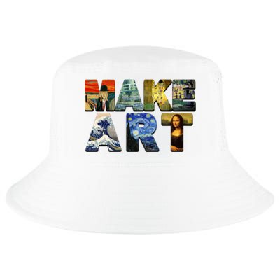 MAKE ART Funny Artist Artistic Humor Famous Paintings Cool Comfort Performance Bucket Hat