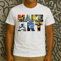 MAKE ART Funny Artist Artistic Humor Famous Paintings T-Shirt
