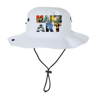 MAKE ART Funny Artist Artistic Humor Famous Paintings Legacy Cool Fit Booney Bucket Hat