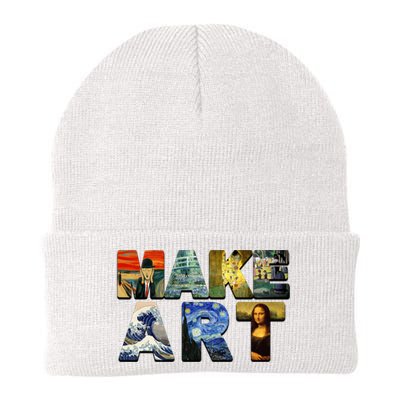 MAKE ART Funny Artist Artistic Humor Famous Paintings Knit Cap Winter Beanie