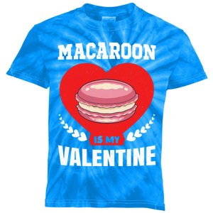 Macaroon And Fast Foods Lovers Valentine's Day Food Gift Kids Tie-Dye T-Shirt