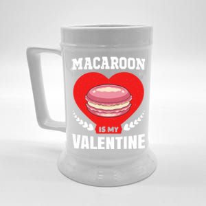 Macaroon And Fast Foods Lovers Valentine's Day Food Gift Beer Stein