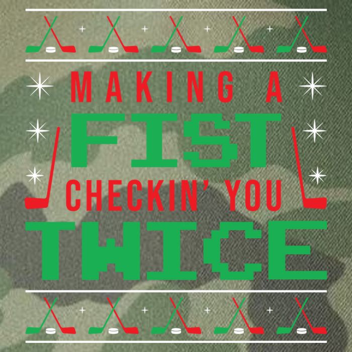 Making A Fist Checking You Twice Funny Christmas Meaningful Gift Legacy Tie Dye Trucker Hat