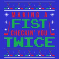 Making A Fist Checking You Twice Funny Christmas Meaningful Gift Tall T-Shirt