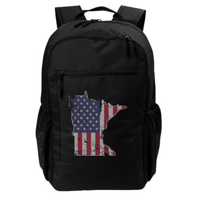 Minnesota American Flag 4th Of July Backpack