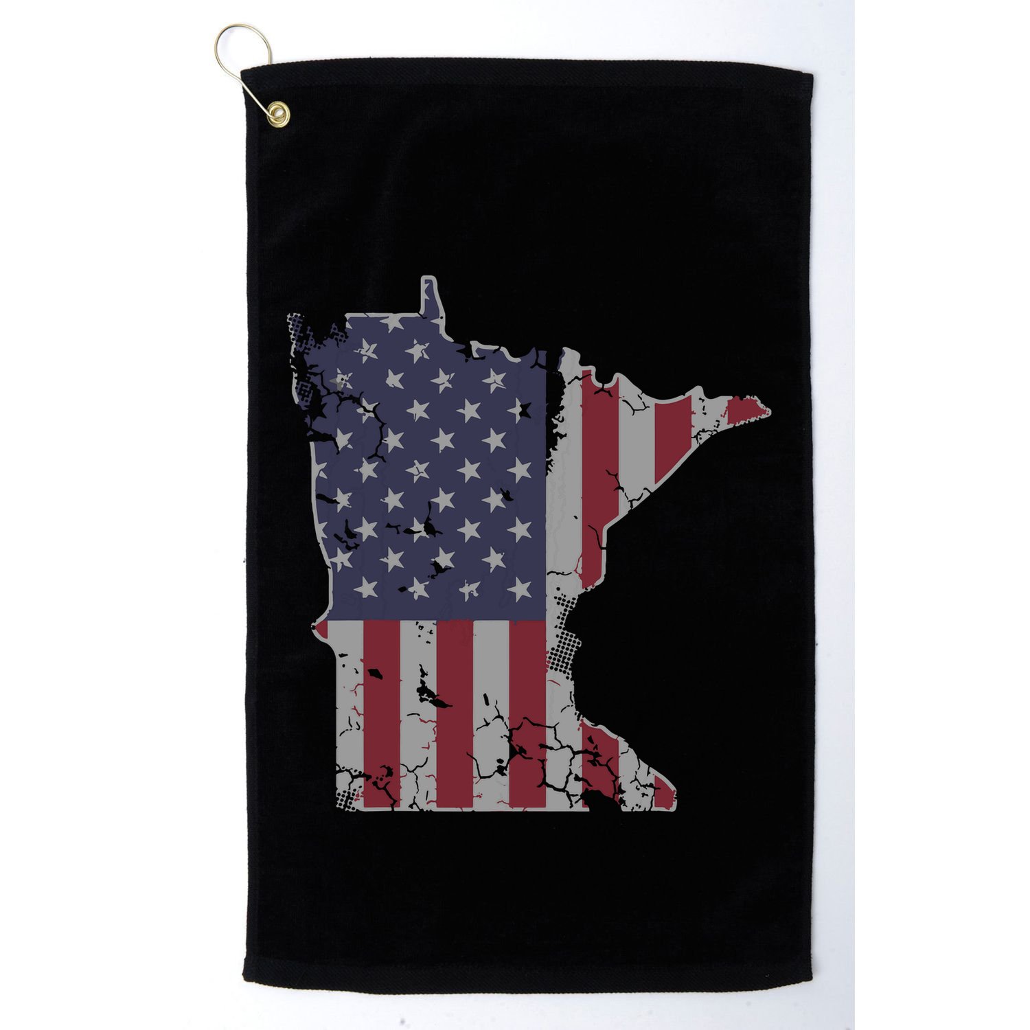 Minnesota American Flag 4th Of July Golf Towel