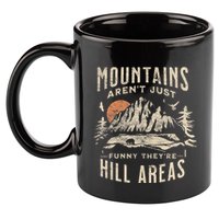 Mountains ArenT Funny TheyRe Hill Areas Dad Joke Word Pun 11oz C Handle Ceramic Mug