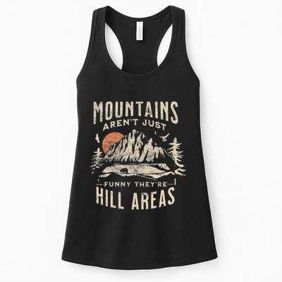 Mountains ArenT Funny TheyRe Hill Areas Dad Joke Word Pun Womens Tank Top