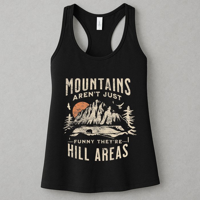 Mountains ArenT Funny TheyRe Hill Areas Dad Joke Word Pun Womens Tank Top