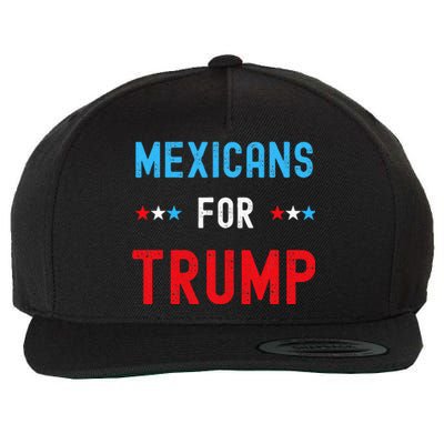 Mexican Americans For Trump Hispanic Vote Republican Wool Snapback Cap