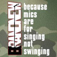 Mics Are For Singing Not Swinging Legacy Tie Dye Trucker Hat