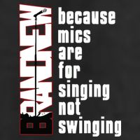 Mics Are For Singing Not Swinging Cool Comfort Performance Bucket Hat