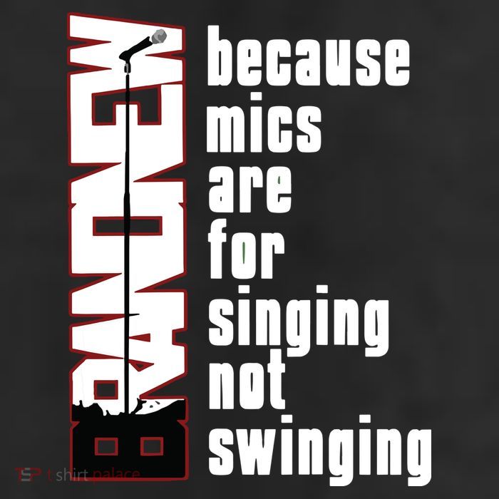 Mics Are For Singing Not Swinging 11oz C Handle Ceramic Mug