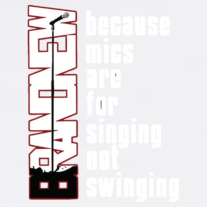 Mics Are For Singing Not Swinging Garment-Dyed Sweatshirt