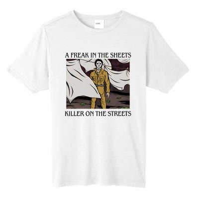 Michael A Freak In The Sheets Killer On The Streets Halloween Tall Fusion ChromaSoft Performance T-Shirt