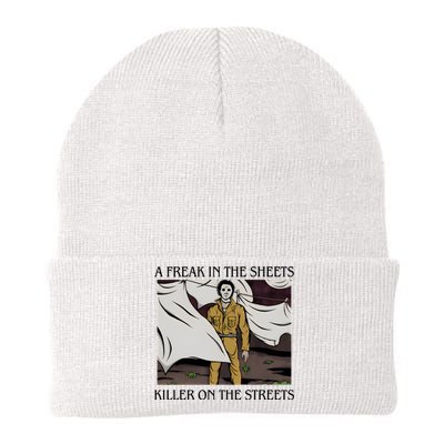 Michael A Freak In The Sheets Killer On The Streets Halloween Knit Cap Winter Beanie