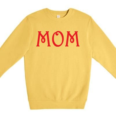 Mom A Fun And Simple Declaration Of Motherhood Status Funny Gift Premium Crewneck Sweatshirt