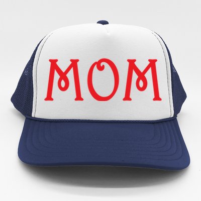 Mom A Fun And Simple Declaration Of Motherhood Status Funny Gift Trucker Hat