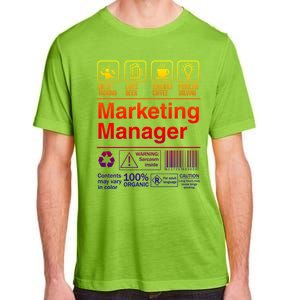 Marketing Ager Funny Sarcastic Label Gift Adult ChromaSoft Performance T-Shirt