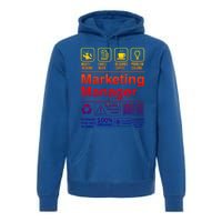 Marketing Ager Funny Sarcastic Label Gift Premium Hoodie