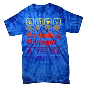 Marketing Ager Funny Sarcastic Label Gift Tie-Dye T-Shirt