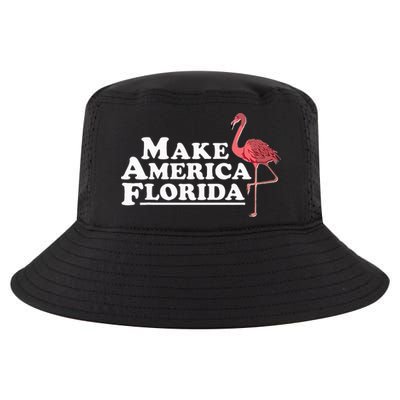 Make America Florida Funny Flamingo Cool Comfort Performance Bucket Hat