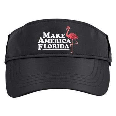 Make America Florida Funny Flamingo Adult Drive Performance Visor