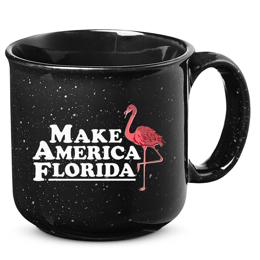 Make America Florida Funny Flamingo 15oz Campfire Ceramic Mug