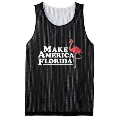Make America Florida Funny Flamingo Mesh Reversible Basketball Jersey Tank