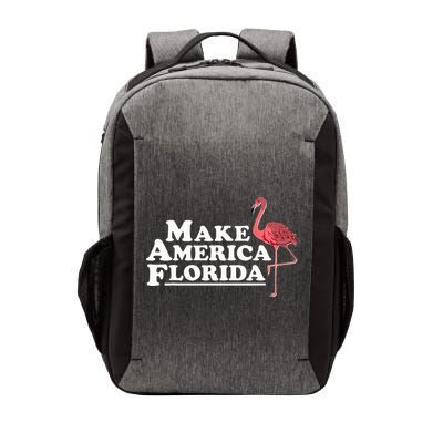 Make America Florida Funny Flamingo Vector Backpack