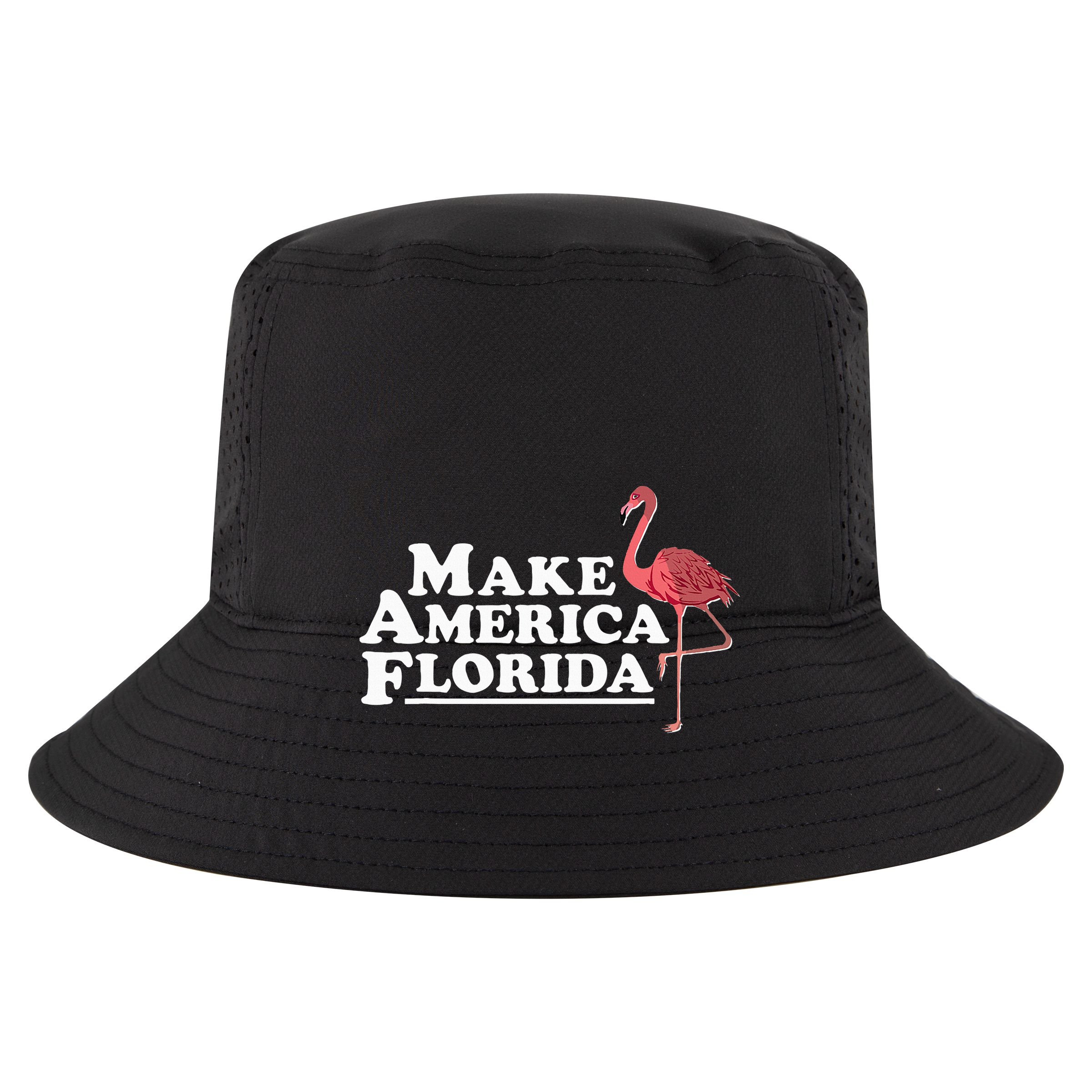 Make America Florida Funny Flamingo Vector Backpack