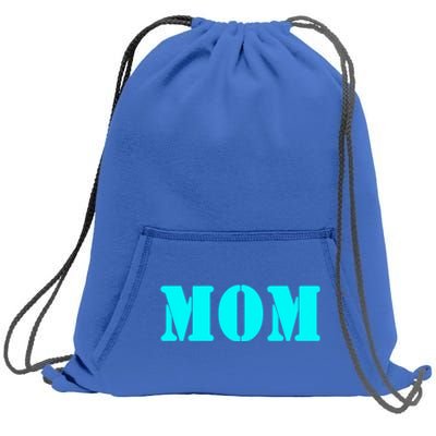 Mom A Fun And Simple Declaration Of Motherhood Status Great Gift Sweatshirt Cinch Pack Bag