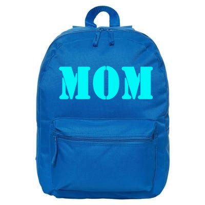 Mom A Fun And Simple Declaration Of Motherhood Status Great Gift 16 in Basic Backpack