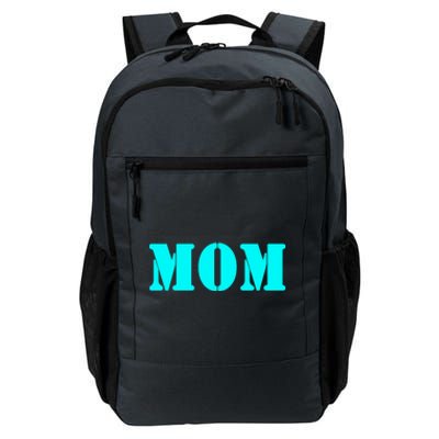 Mom A Fun And Simple Declaration Of Motherhood Status Great Gift Daily Commute Backpack