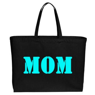 Mom A Fun And Simple Declaration Of Motherhood Status Great Gift Cotton Canvas Jumbo Tote