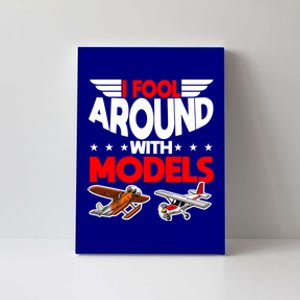 Model Airplane Funny Rc Pilot Around Models Christmas Gift Canvas