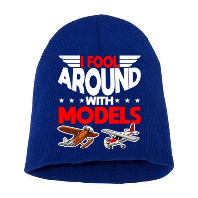 Model Airplane Funny Rc Pilot Around Models Christmas Gift Short Acrylic Beanie