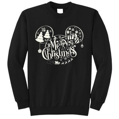 Mickey And Friends Christmas Merry Mickey Ears Sweatshirt