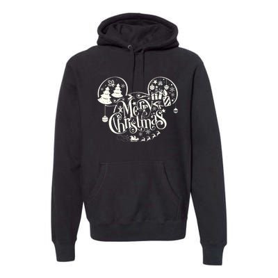 Mickey And Friends Christmas Merry Mickey Ears Premium Hoodie