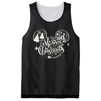 Mickey And Friends Christmas Merry Mickey Ears Mesh Reversible Basketball Jersey Tank