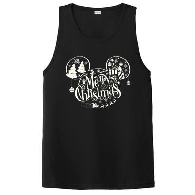 Mickey And Friends Christmas Merry Mickey Ears PosiCharge Competitor Tank